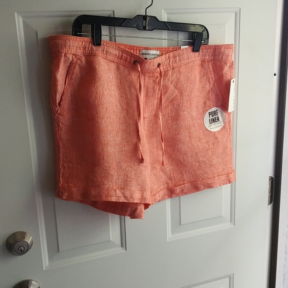 George & Martha Linen Shorts Size L - Picture 3 of 6
